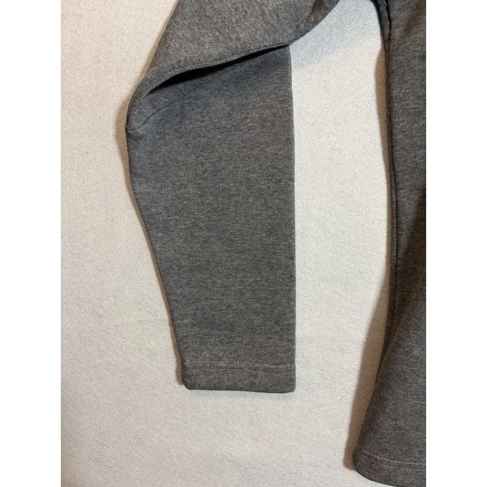 Adidas Golf Men's Quarter-Zip Pullover Gray Size Large 3-Stripes Performance